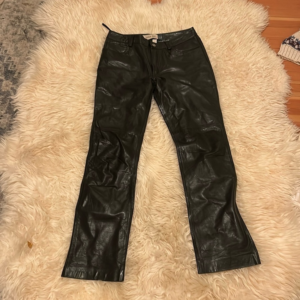 Vintage gap leather pants